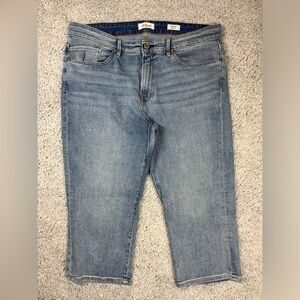 S. Oliver Jeans Womens 16 Slim Fit Betsy Light Wash Casual Pedal Pushers Capri